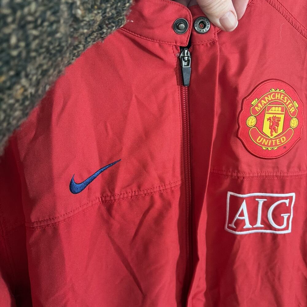 Vintage 2008/2009 Nike Manchester U. Full Zip Jacket AIG Training Nike Small - Picture 5 of 13